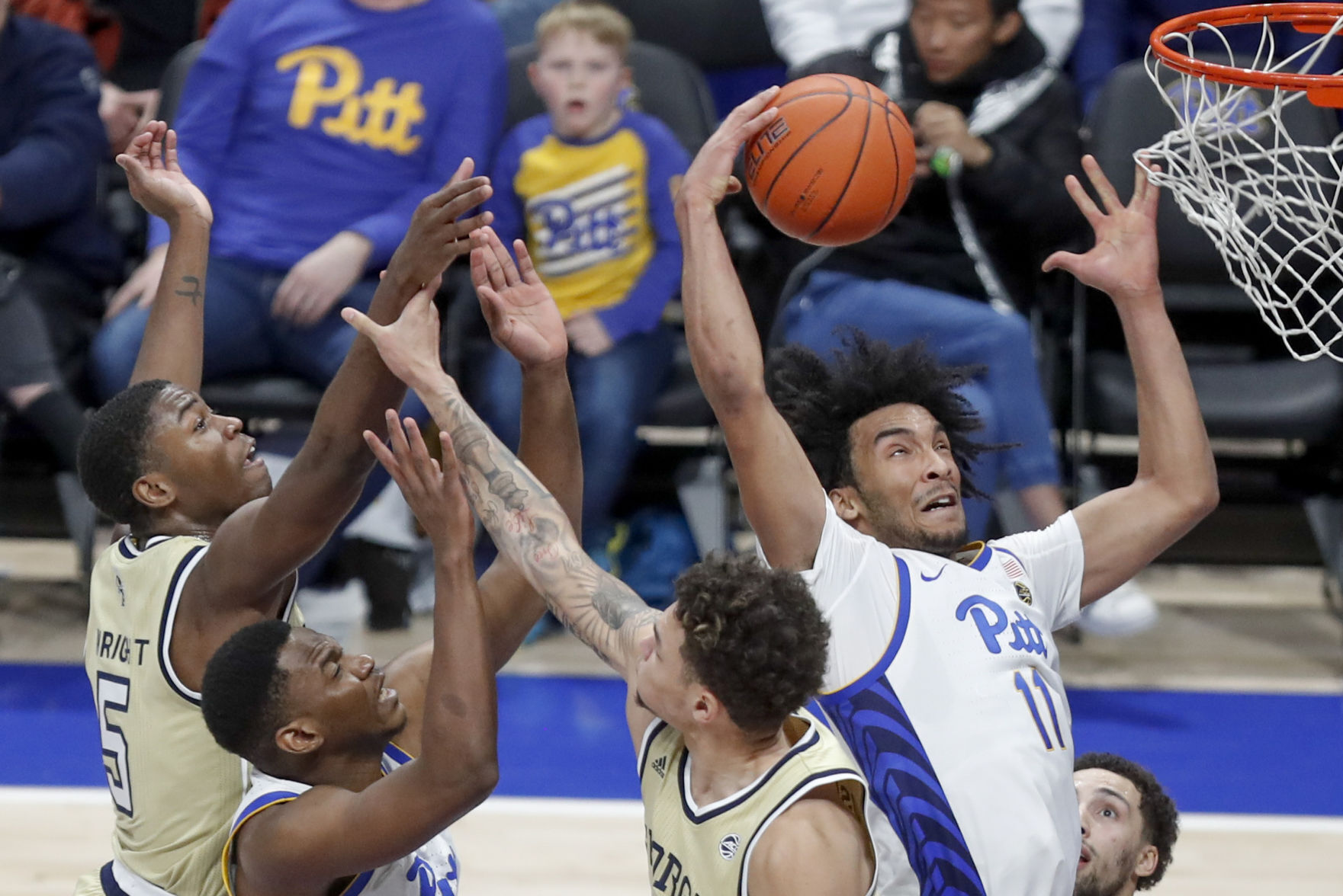 APTOPIX Georgia Tech Pittsburgh Basketball
